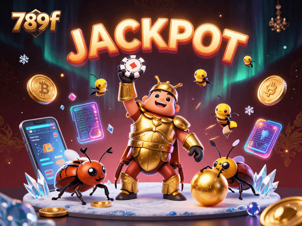 Experience the thrilling jackpot scene at 789f casino, where victory and fortune come alive.