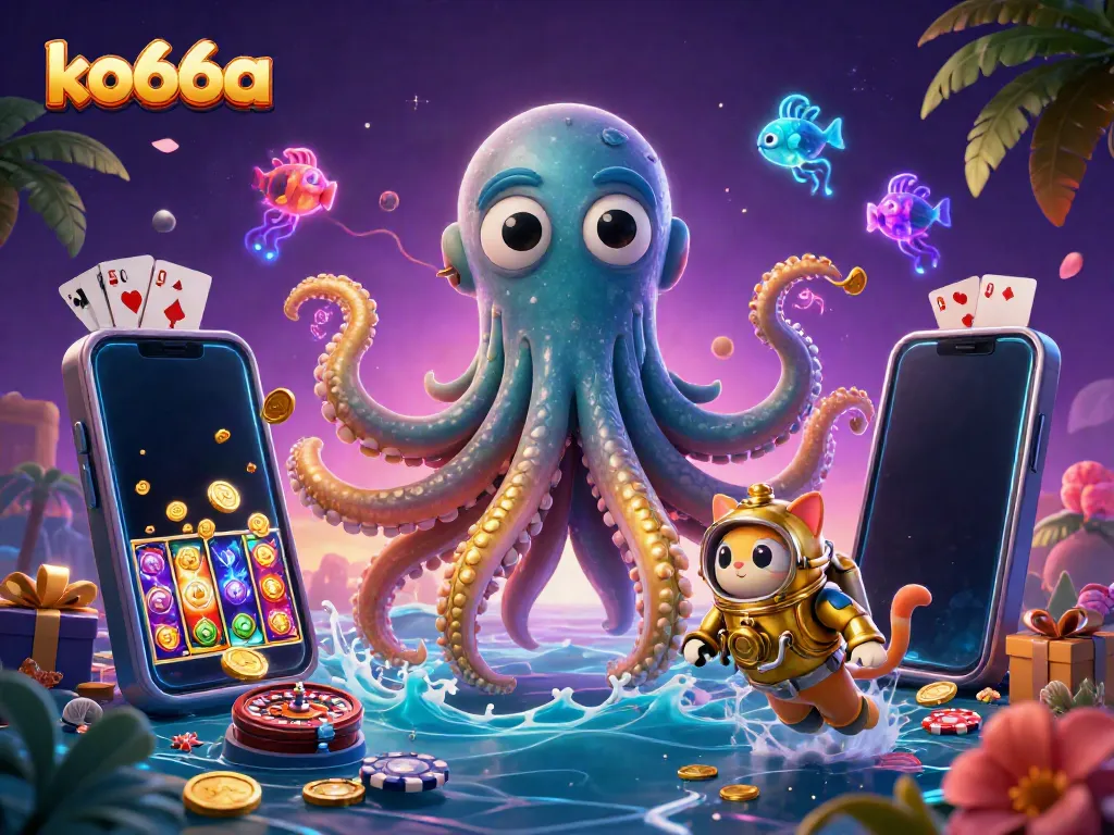 Engage with ko66a's thrilling gaming experience featuring vibrant treasure and dynamic characters.
