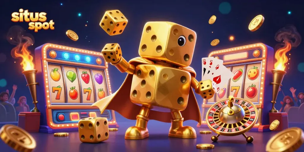 Menangkan jackpot dengan situs slot terbaik di dunia yang menampilkan karakter unik dan elemen perjudian di sekitarnya.