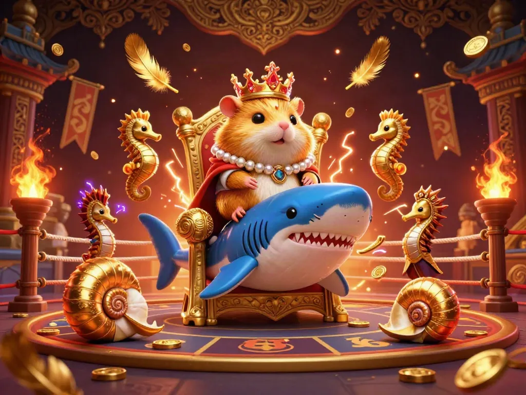 Experience thrilling gameplay at Game Bài Vin with a dynamic hamster king ruling the casino scene.