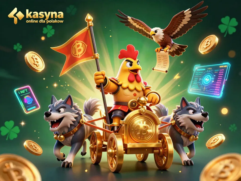 Engage in thrilling kasyna online dla polakow with this vibrant 3D casino illustration.
