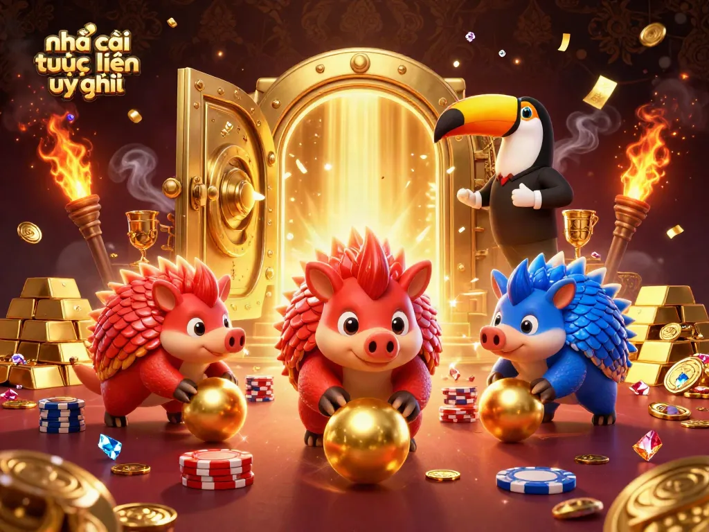 Engage in thrilling play with nhà cái trực tuyến uy tín featuring pangolins bowling through casino chips.