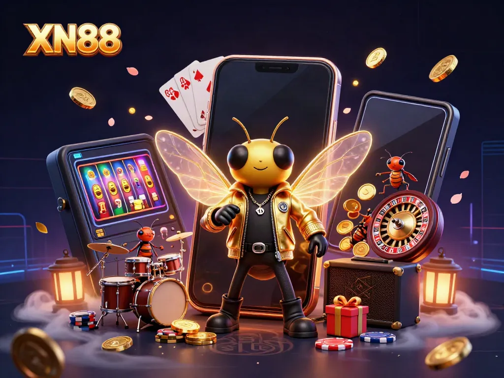 Experience thrilling gameplay in XN88 with vibrant slot games and dynamic characters.