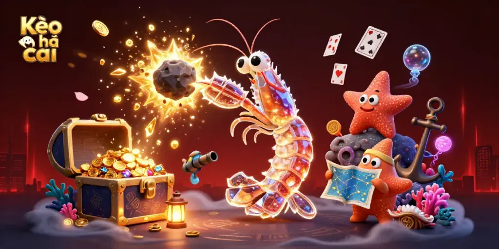 Engage with Kèo nhà cái as a galactic samurai fights through asteroids, showcasing vibrant casino elements.