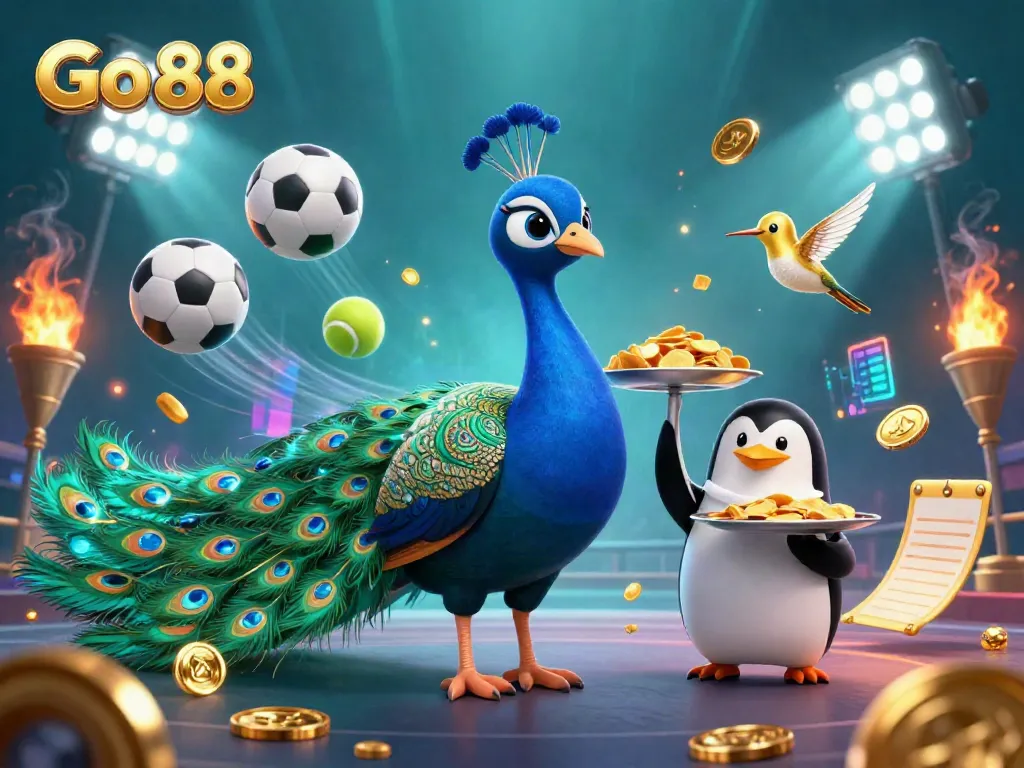 Experience the thrill of Go 88, where vibrant characters and dynamic elements capture excitement in the gaming world.