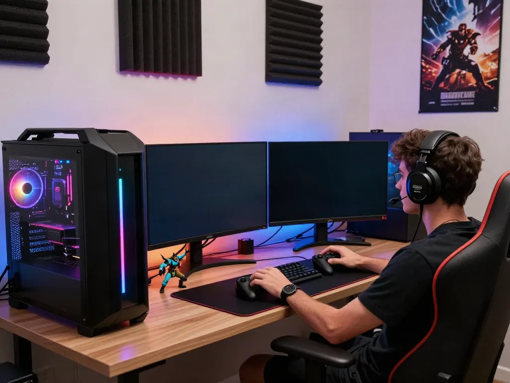Experience situs slot gacor with immersive gaming environment featuring high-end setup.