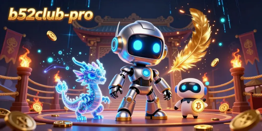 Experience thrilling gaming adventures in the b52club-pro, filled with dynamic casino elements and vibrant characters.