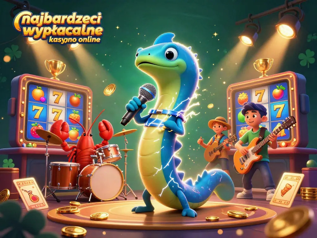 Experience the excitement at the najbardziej wypłacalne kasyno online with a vibrant 3D underwater DJ performance.