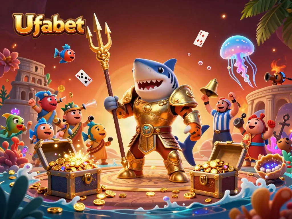 Experience exciting Ufabet online casino action in a dynamic underwater colosseum.